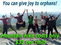 We need your help in the organization of the camping trips for orphans