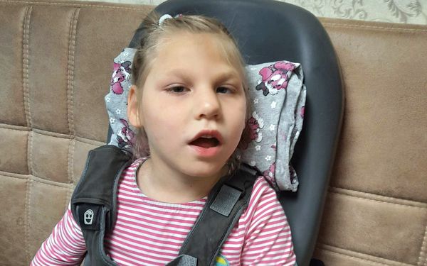 Masha Sokolova, born in 2014 - Cerebral palsy