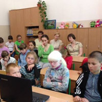 Українські незрячі дітки можуть «дивитися» мультиплікаційні фільми