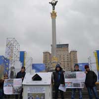 Запорожские дети, имеющие инвалидность, с Майдана обратились к Президенту и обществу