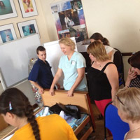 Наука общения с детьми: в Первом московском хосписе прошел второй семинар по физической терапии