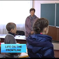 Kids get to grips with ammunition: life on the frontline in east Ukraine