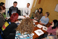 Встреча волонтёров сайта www.deti.zp.ua и сотрудников благотворительного фонда  «Счастливый ребёнок» 