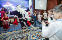 Orphaned children celebrate Christmas in Kyiv