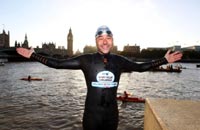 David Walliams swim in river Thames makes a million for charity